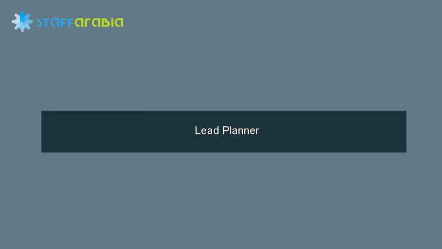 Lead Planner