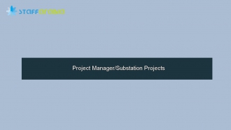 Project Manager/Substation Projects